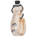 Fitz and Floyd Wintry Woods Snowman Spoon Rest