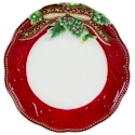 Fitz and Floyd Yuletide Holiday Salad Plate