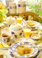 Hartstone Pottery Blue Orchard