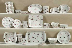 Hartstone Pottery Cherries Jubilee