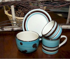 Hartstone Pottery Espresso Blues