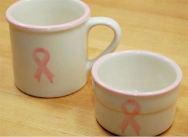 Hartstone Pottery Pink Ribbon