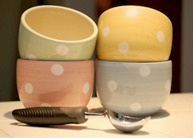 Hartstone Pottery Polka Dots
