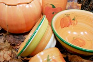 Hartstone Pottery Pumpkin Vines