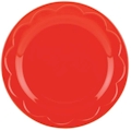 Lenox All in Good Taste Sculpted Scallop Red by Kate Spade Accent Plate