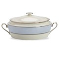 Lenox Blue Frost Covered Vegetable Bowl