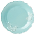 Lenox Butterfly Meadow Carved Blue Salad Plate