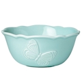 Lenox Butterfly Meadow Carved Blue Fruit Bowl