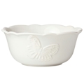 Lenox Butterfly Meadow Carved Vanilla All Purpose Bowl