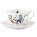 Lenox Butterfly Meadow Blue Butterfly Cup and Saucer Set