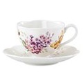 Lenox Butterfly Meadow Orange Sulphur Cup and Saucer Set