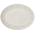 Lenox Chelse Muse Oval Grey Serving Platter