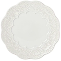 Lenox Chelse Muse Scallop White Accent Plate