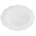 Lenox Chelse Muse Scallop White Serving Platter