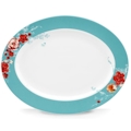 Lenox Simply Fine Chirp Floral Oval Platter