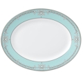 Lenox Empire Pearl Turquoise by Marchesa Oval Platter