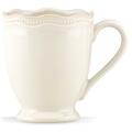 Lenox French Perle Bead White Mug