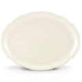 Lenox French Perle Bead White Oval Platter
