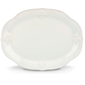 Lenox French Perle Charm Oval Platter