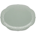 Lenox French Perle Grey Oval Platter