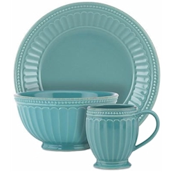 French Perle Groove Bluebell by Lenox