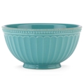Lenox French Perle Groove Bluebell All Purpose Everything Bowl
