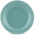 Lenox French Perle Groove Bluebell Accent/Salad Everything Plate