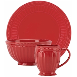 French Perle Groove Cherry by Lenox