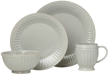 French Perle Groove Grey by Lenox