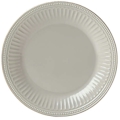 Lenox French Perle Groove Grey Dinner Plate