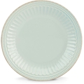 Lenox French Perle Groove Ice Blue Accent/Accent Everything Plate
