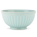 Lenox French Perle Groove Ice Blue All Purpose Everything Bowl