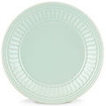 Lenox French Perle Groove Ice Blue Accent/Salad Everything Plate