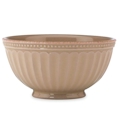 Lenox French Perle Groove Latte All Purpose Everything Bowl