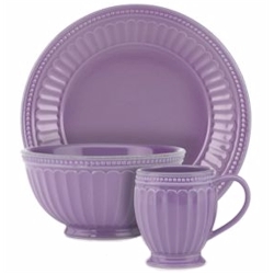 French Perle Groove Lavender by Lenox