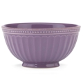Lenox French Perle Groove Lavender All Purpose Everything Bowl