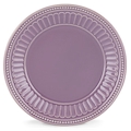 Lenox French Perle Groove Lavender Accent/Salad Everything Plate