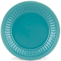 Lenox French Perle Groove Peacock Accent/Salad Everything Plate