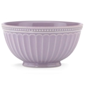 Lenox French Perle Groove Violet All Purpose Everything Bowl