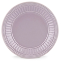 Lenox French Perle Groove Violet Accent/Salad Everything Plate