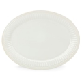 Lenox French Perle Groove White Oval Platter