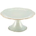 Lenox French Perle Ice Blue Pedestal Cake Plate