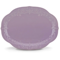 Lenox French Perle Violet Oval Platter