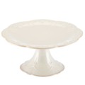 Lenox French Perle White Pedestal Cake Plate
