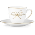 Lenox Gold Bow Demitasse Cup & Saucer