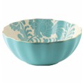 Lenox Gwinnett Lane Turquoise by Kate Spade Medium Serving Bowl