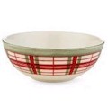 Lenox Holiday Gatherings Plaid All Purpose Bowl