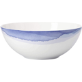 Lenox Indigo Watercolor Stripe Medium Serving Bowl