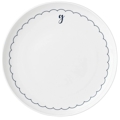 Lenox Initial I.D. Navy Scallop Dinner Plate