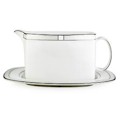 Lenox Noel Alabaster by Kate Spade Sauce Boat with Stand